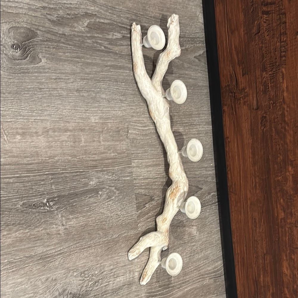 PartyLite Driftwood Tealite/Taper Candle Holder